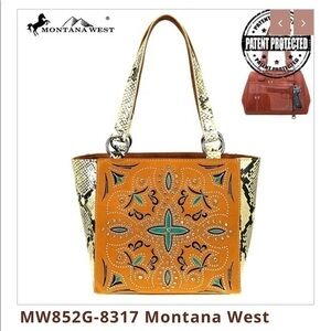 Montana west conceal carry bag+wallet set